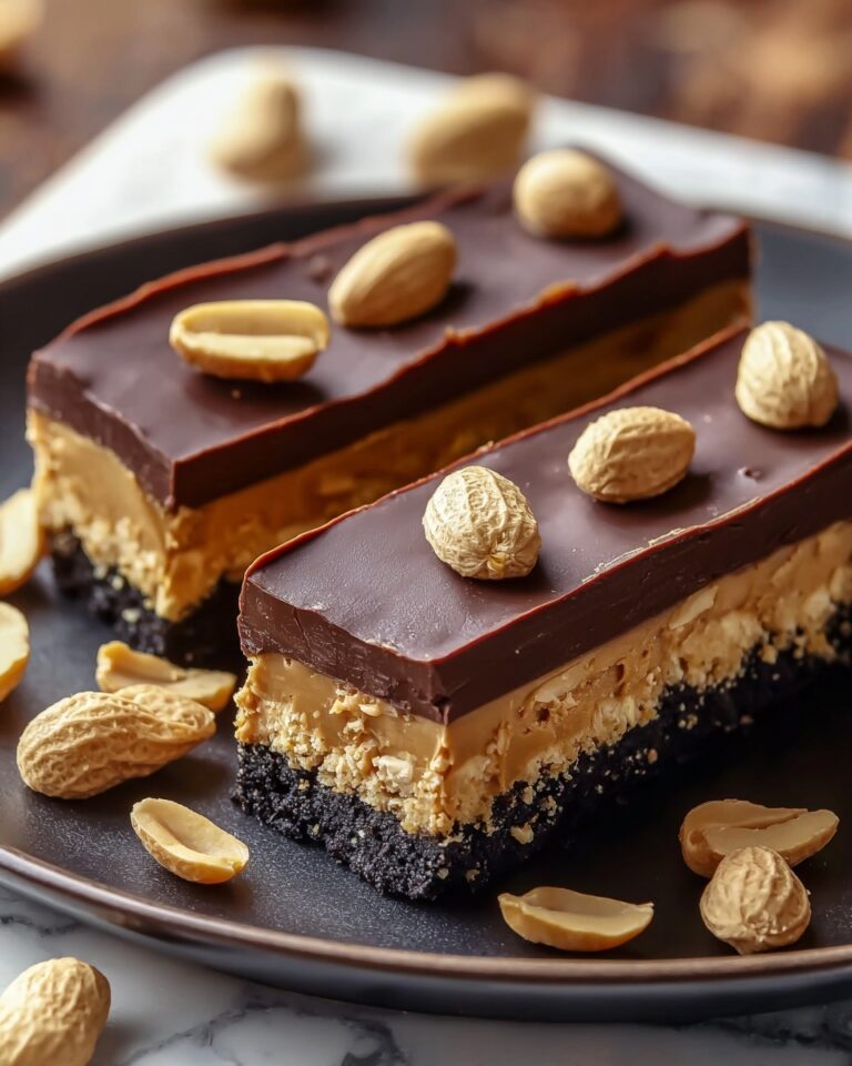 Peanut-Chocolate Cheesecake Bars Recipe