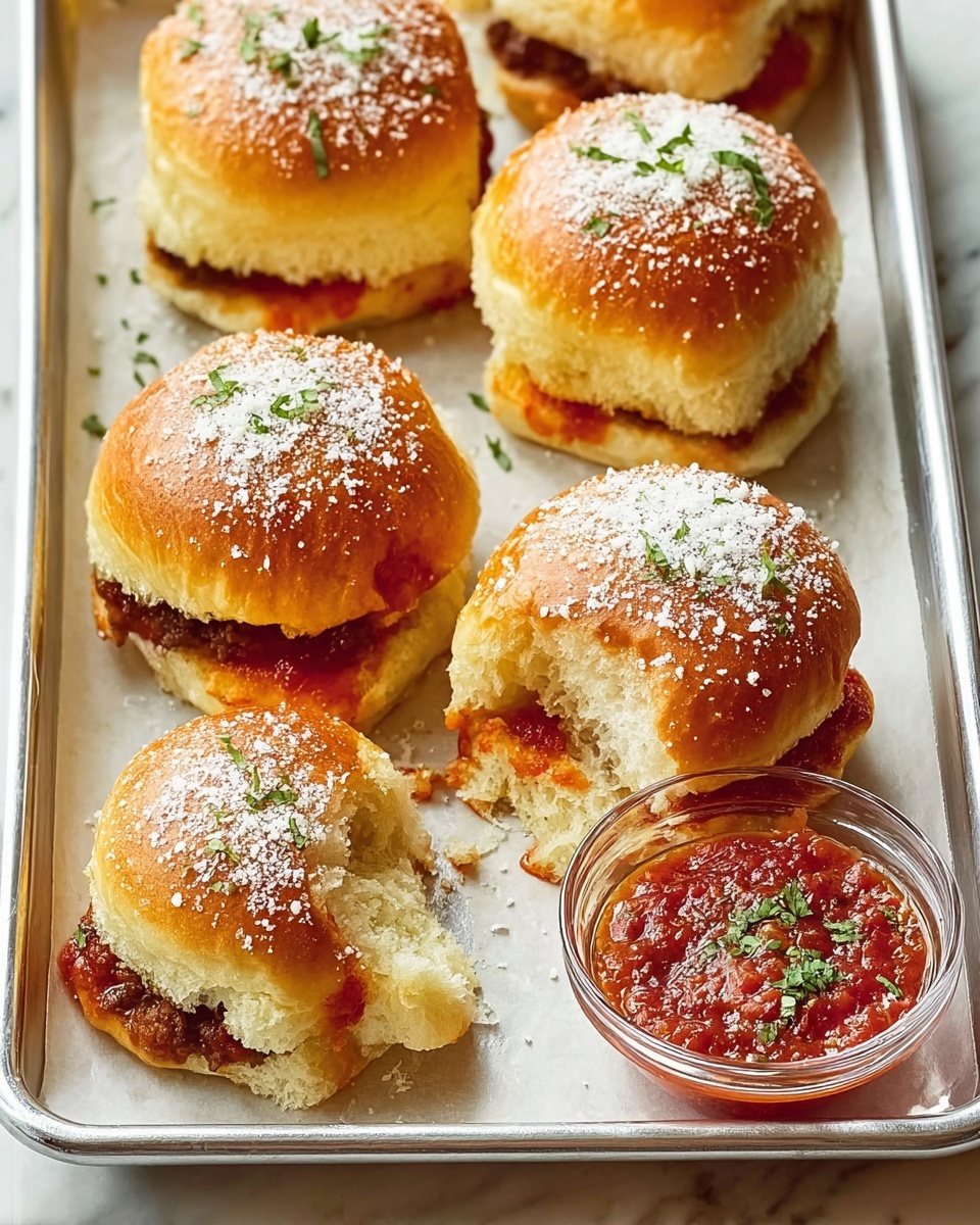 Chicken Parmesan Sliders Recipe - Recipe Image