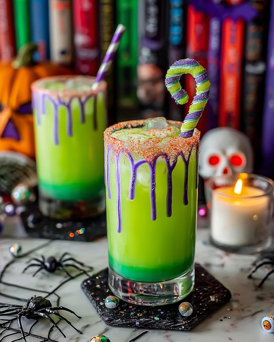 Goosebumps Green Halloween Punch Recipe - Recipe Image