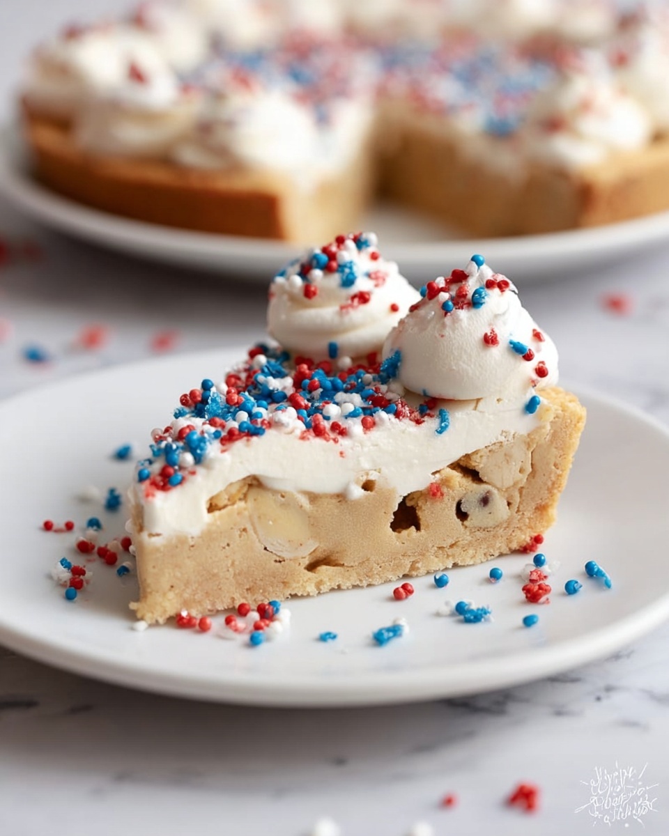 White Chocolate Chip Sugar Cookie Cake with Sprinkles Recipe - Recipe Image