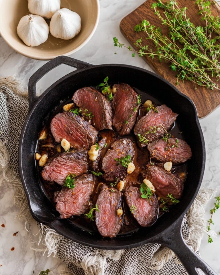 Garlic Roasted Beef Tenderloin Recipe