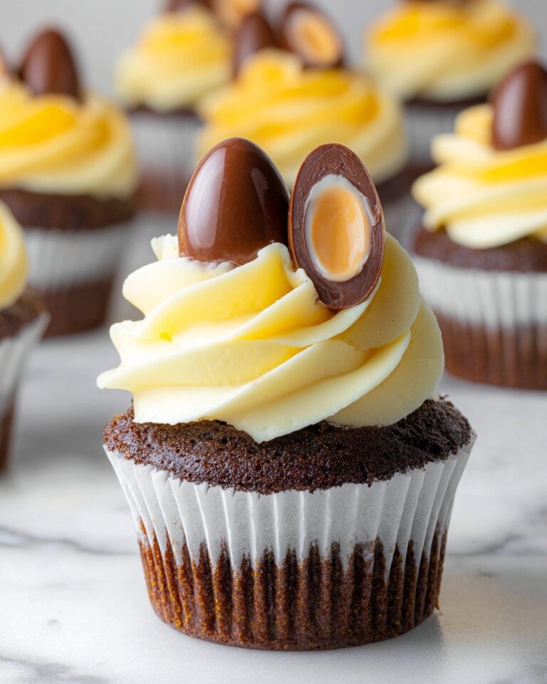 Cadbury Egg Cupcakes Recipe