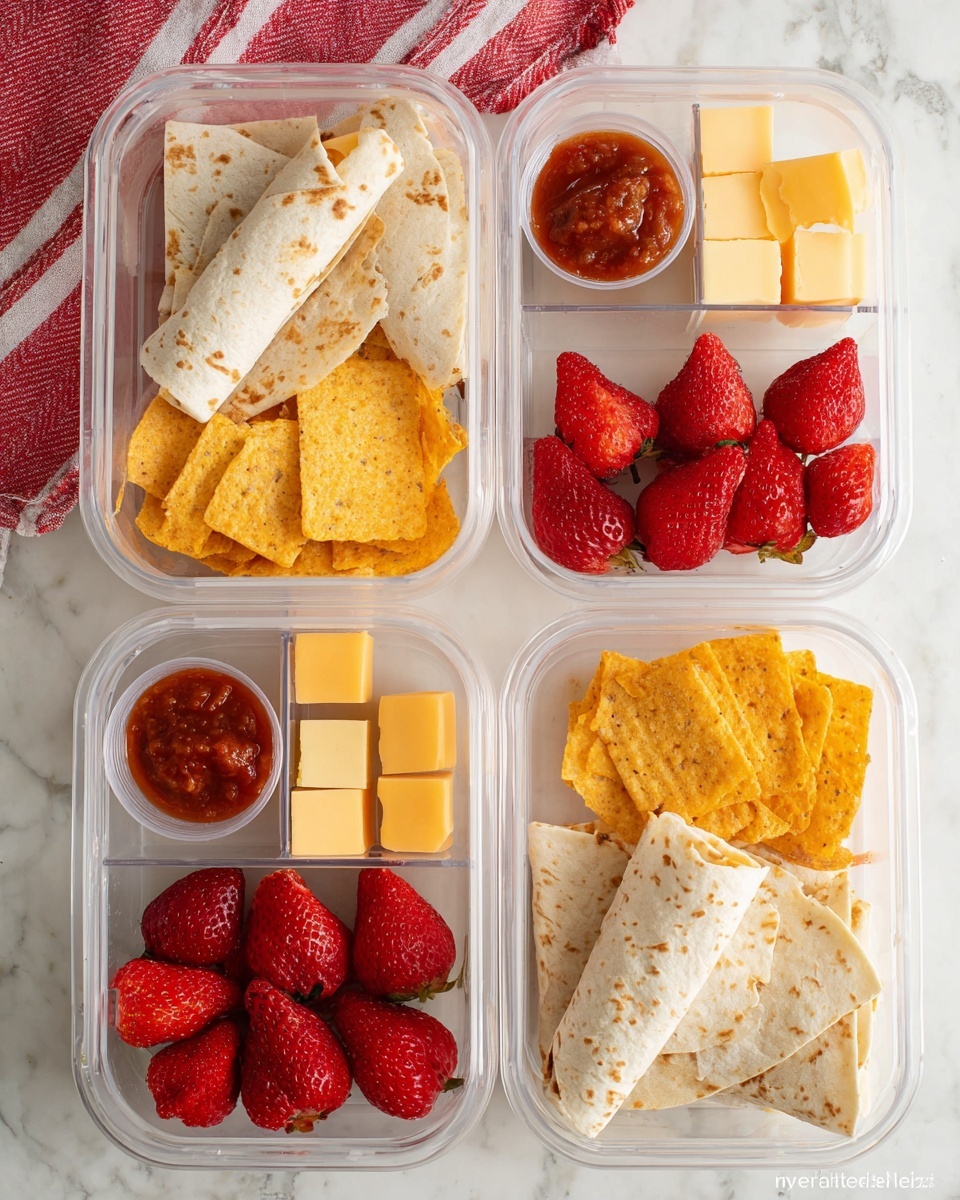Easy Burrito Lunchbox Idea Recipe - Recipe Image