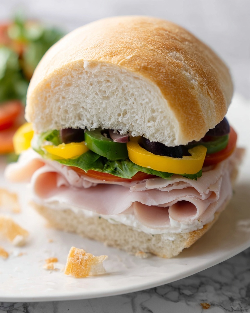 Bundt Pan Sub Sandwich Recipe - Recipe Image