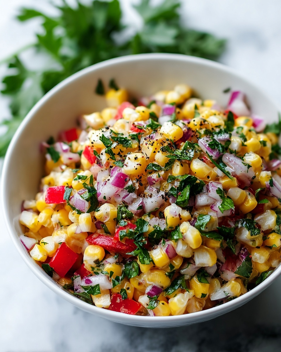 Easy Flavor-Packed Corn Salad for a Cozy Weeknight Dinner Recipe - Recipe Image