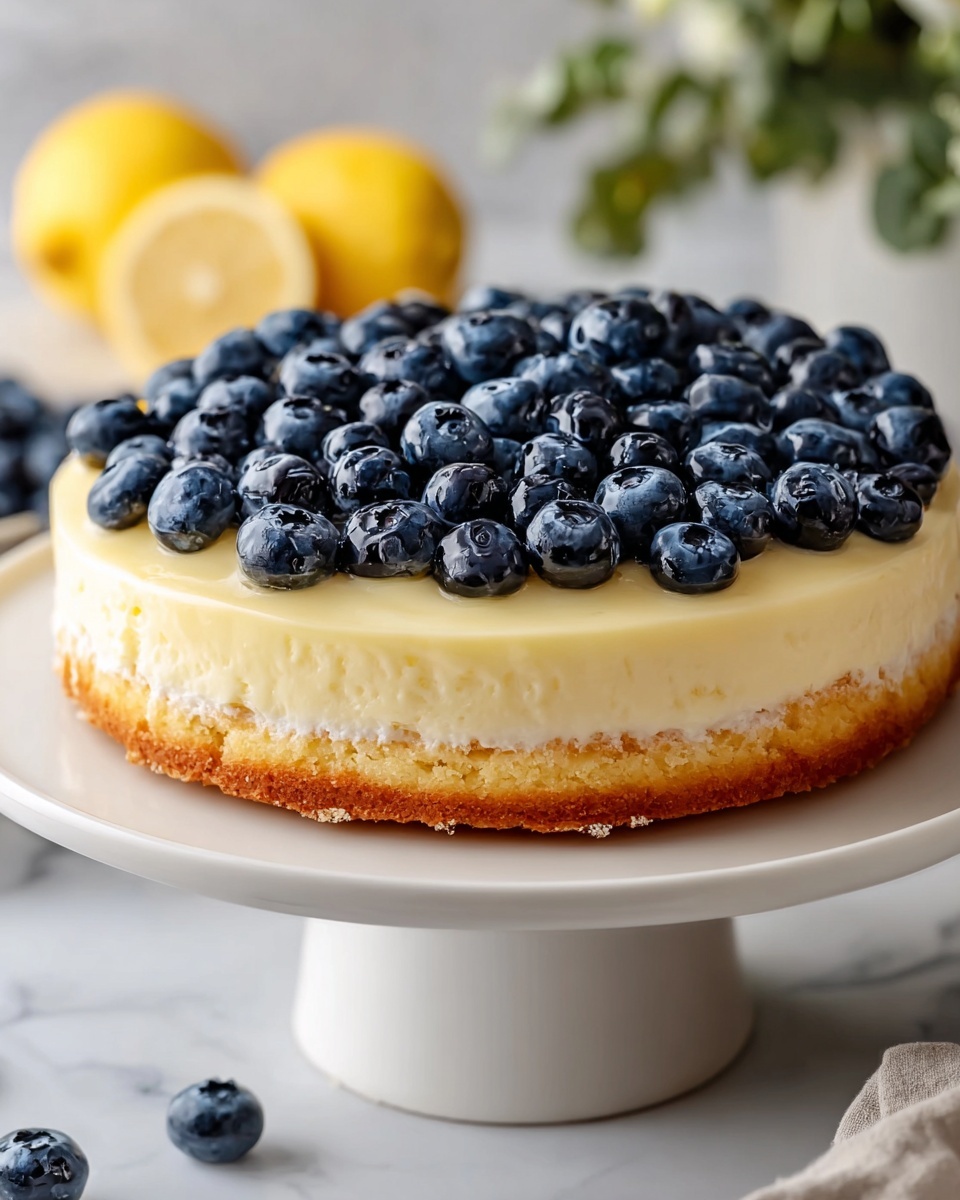 Easy Lemon Blueberry Cake for a Cozy Weeknight Dessert Recipe - Recipe Image