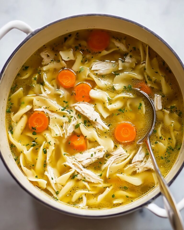 Classic Homemade Turkey Noodle Soup Recipe