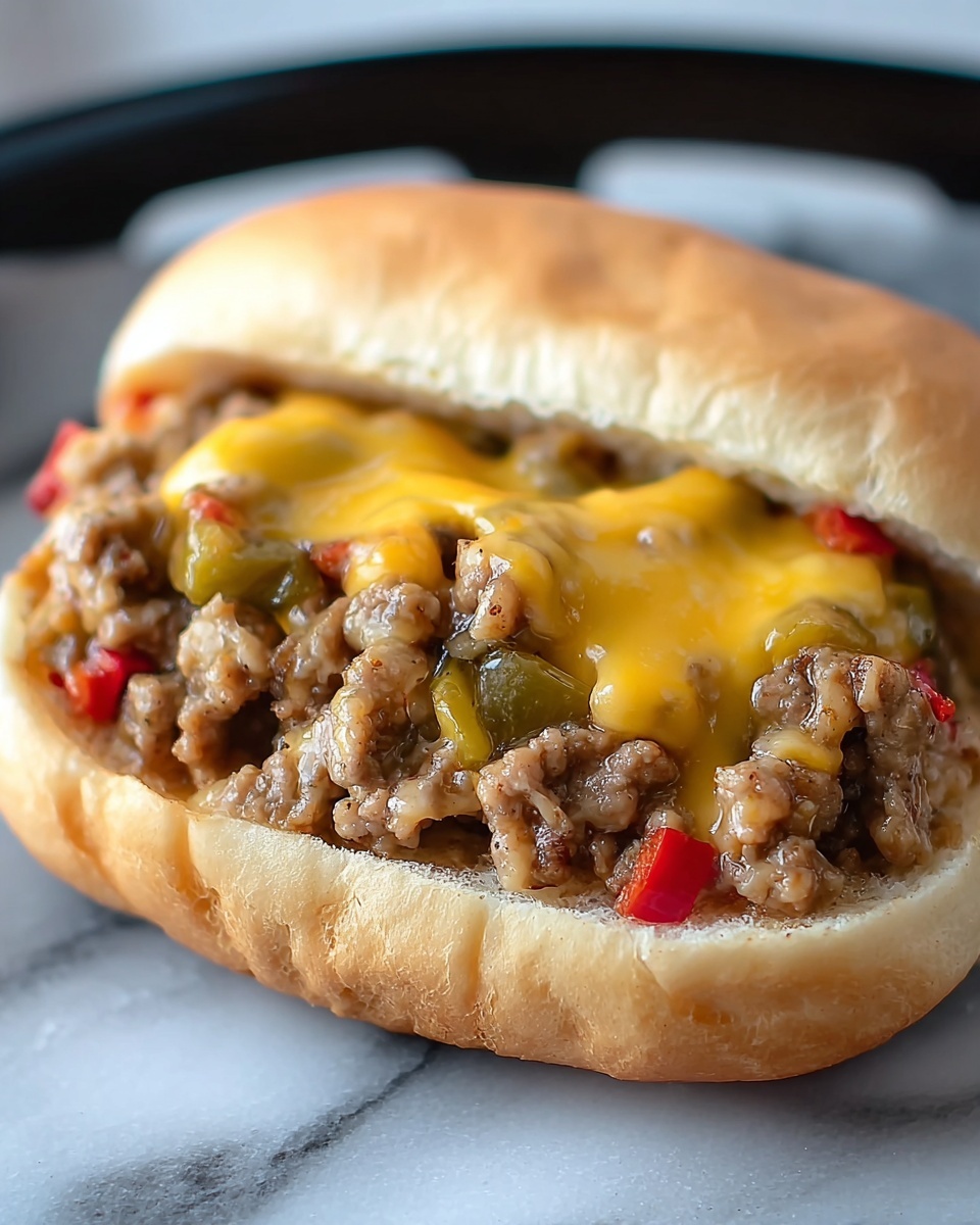 Crockpot Philly Cheesesteak Recipe - Recipe Image