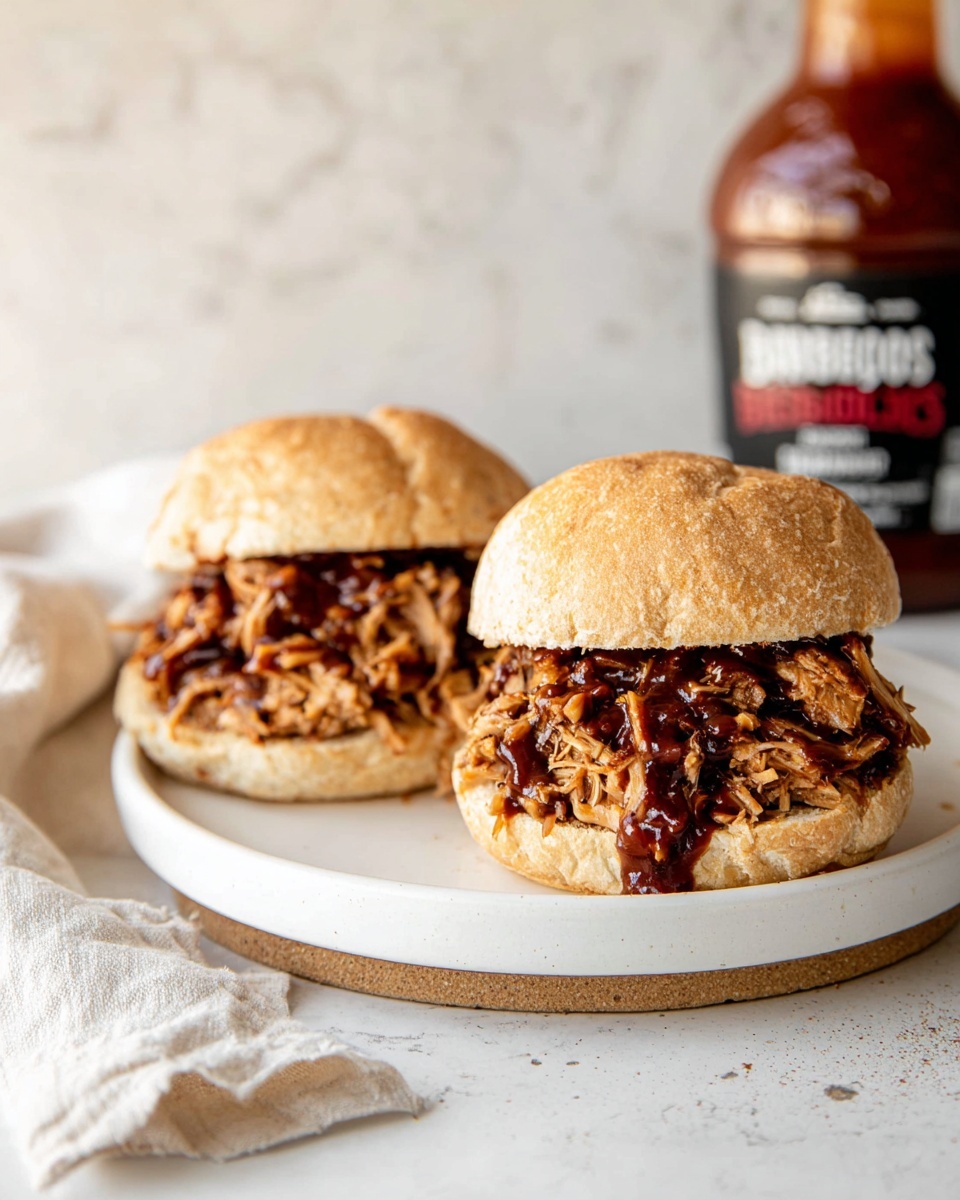 Instant Pot BBQ Chicken Sandwiches Recipe - Recipe Image