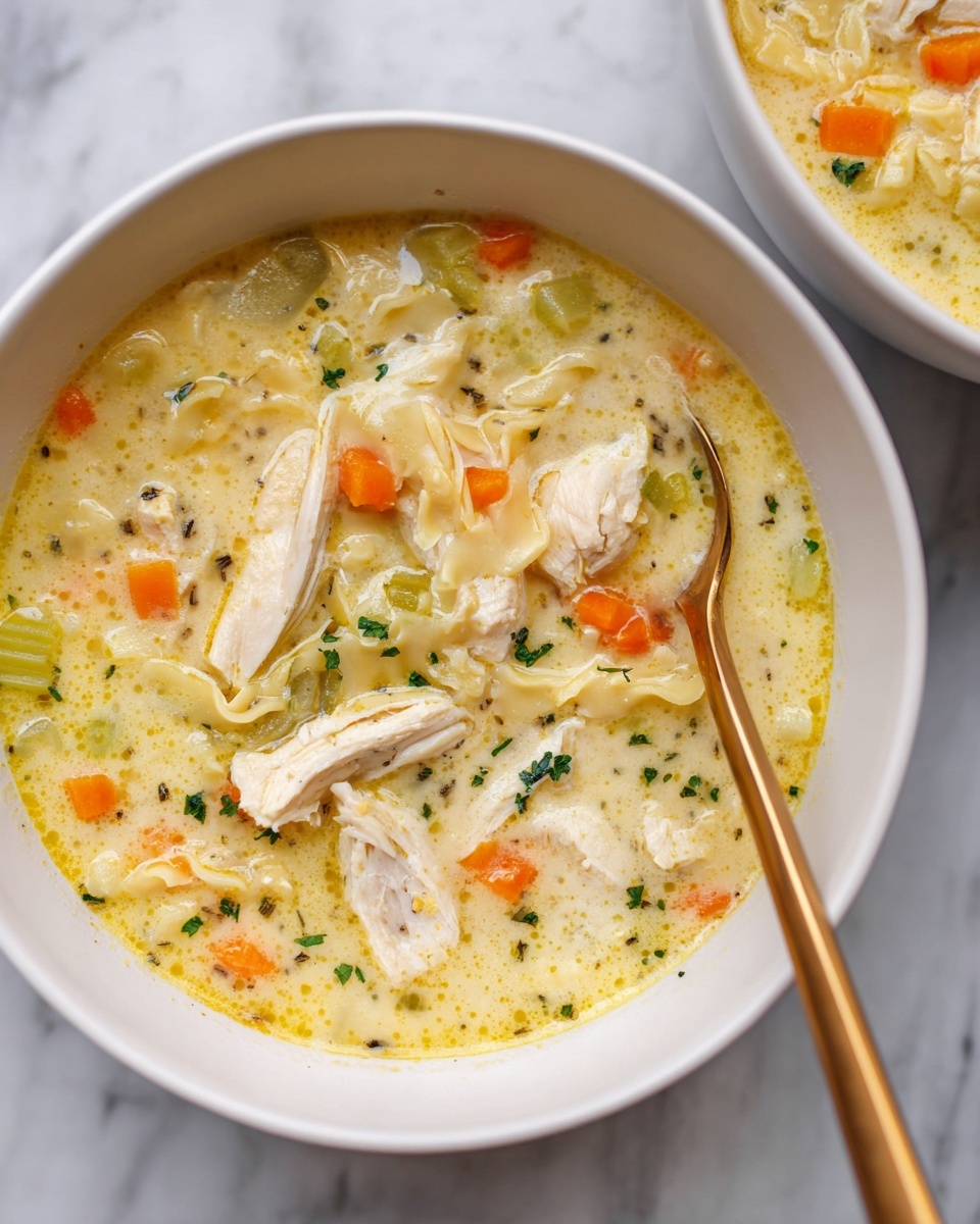 Lemon Chicken Orzo Soup Recipe - Recipe Image