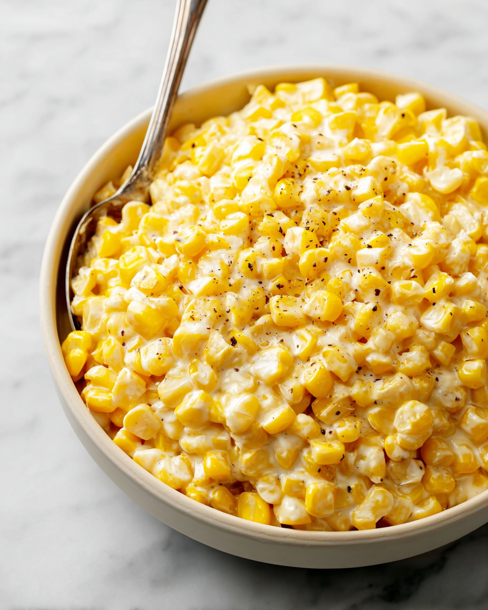 Easy Creamed Corn Recipe - Recipe Image
