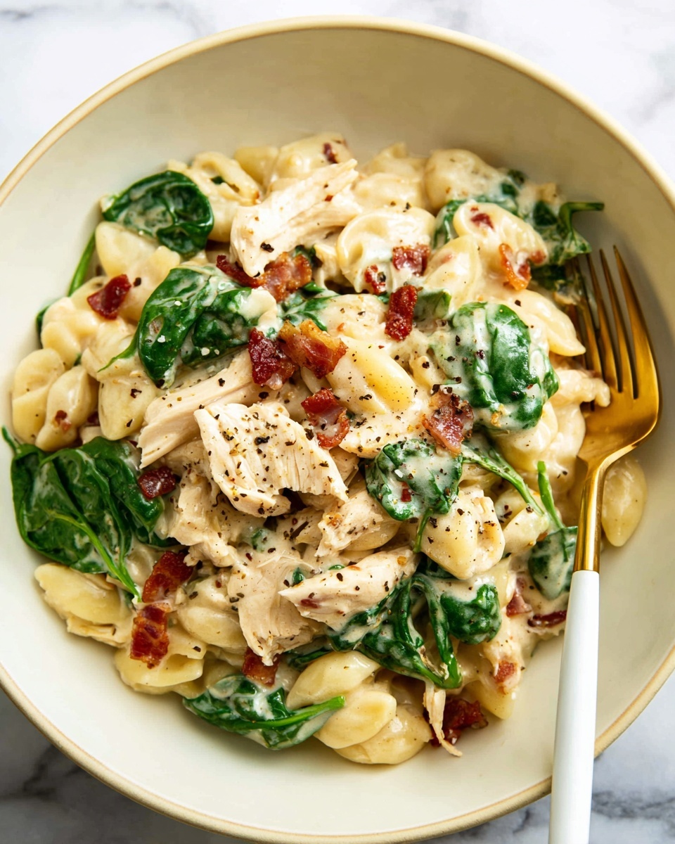 Chicken Bacon Ranch Orzo Recipe - Recipe Image