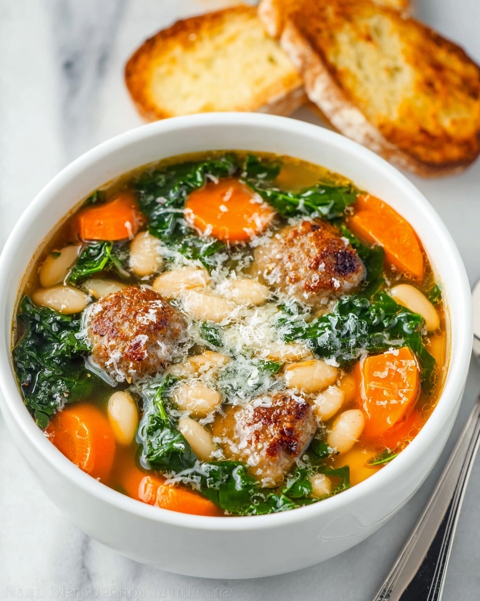 White Bean Sausage and Kale Soup Recipe - Recipe Image