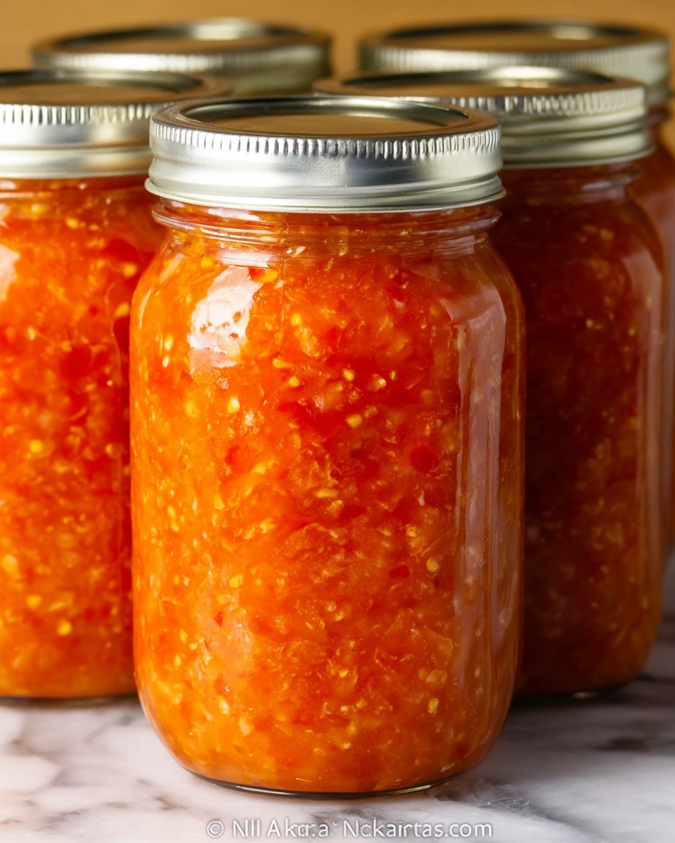 Mom’s Russian Adjika (A Traditional Spicy Vegetable Pesto) Recipe - Recipe Image