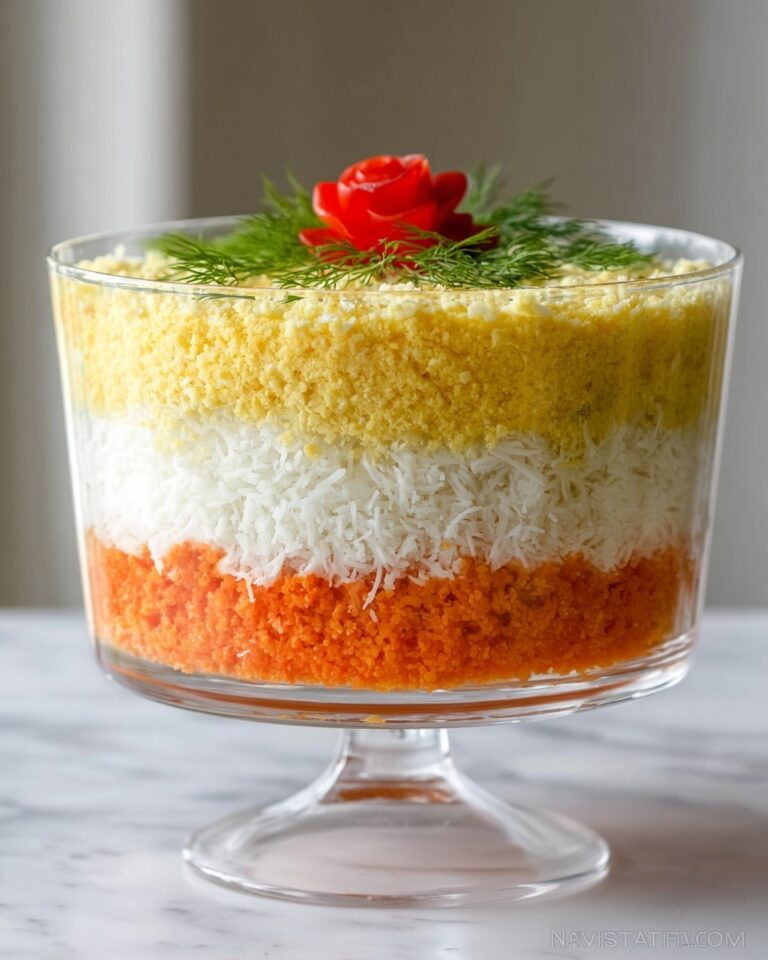 Mimosa Salad Recipe (Layered Tuna Salad) Recipe