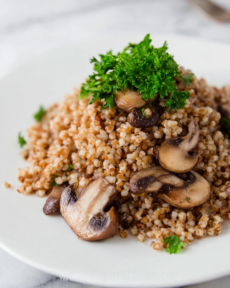 Buckwheat with Mushrooms Recipe - Recipe Image