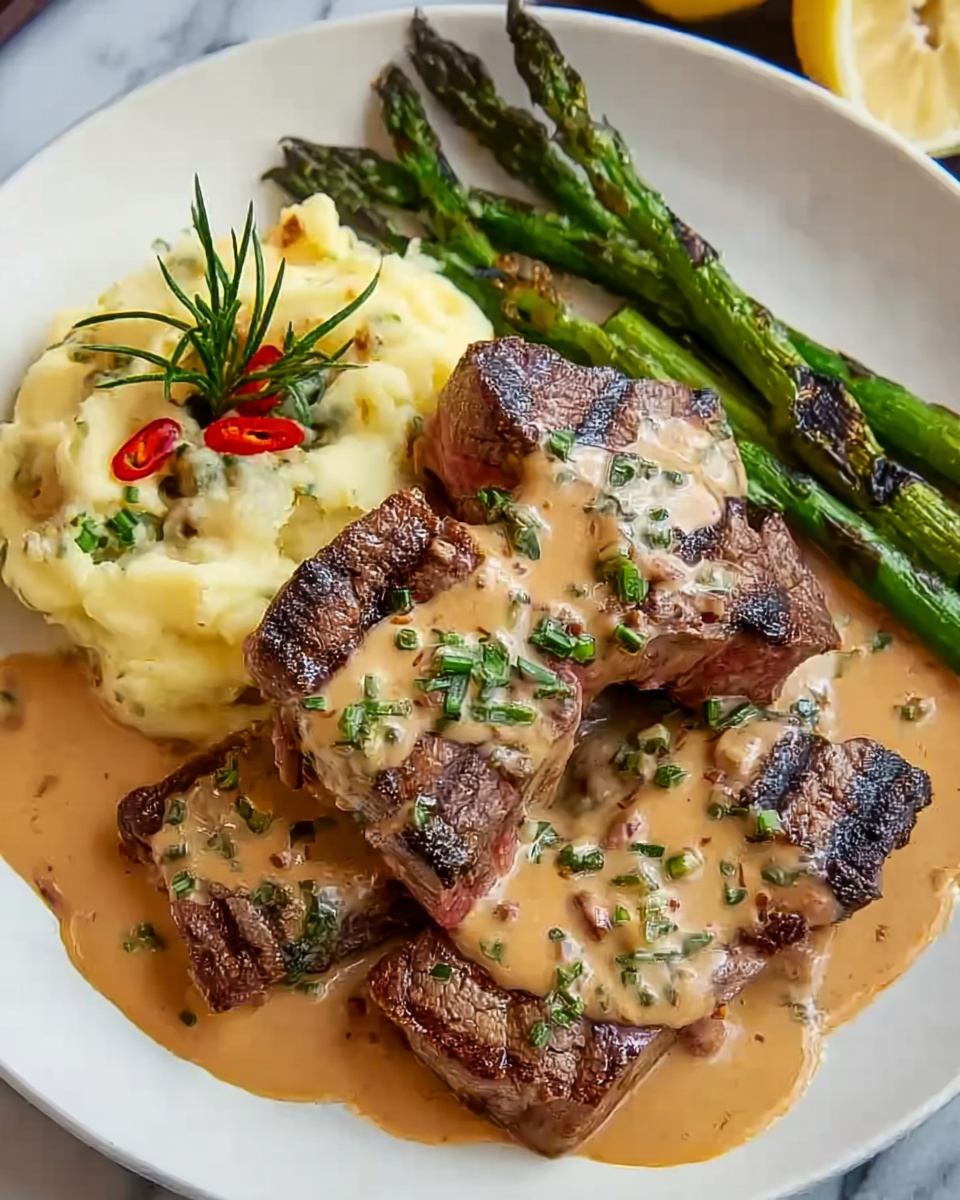 Savory and Juicy Garlic Butter Steak Bites Recipe - Recipe Image