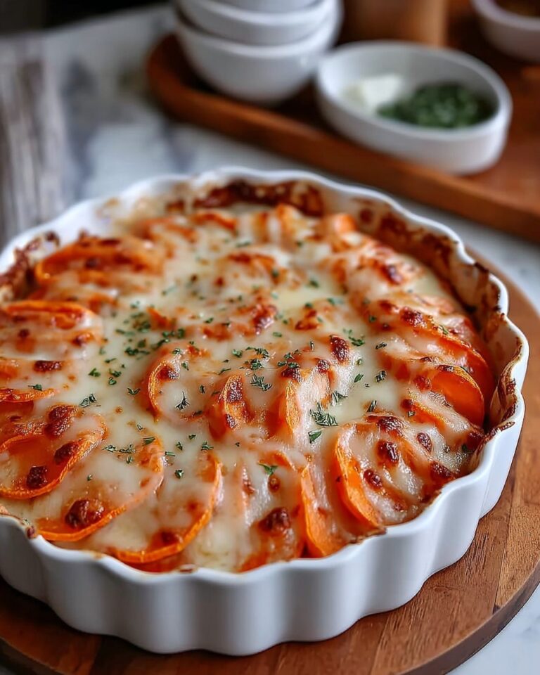Creamy Scalloped Sweet Potatoes Recipe