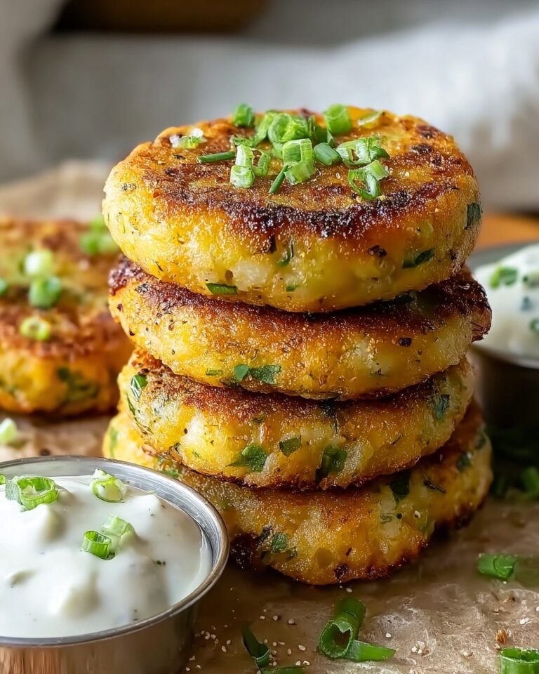 Crispy Cheesy Potato Cakes Recipe