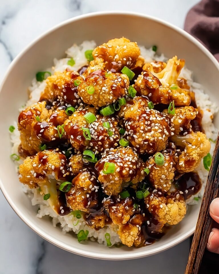 Sticky Sesame Cauliflower Recipe