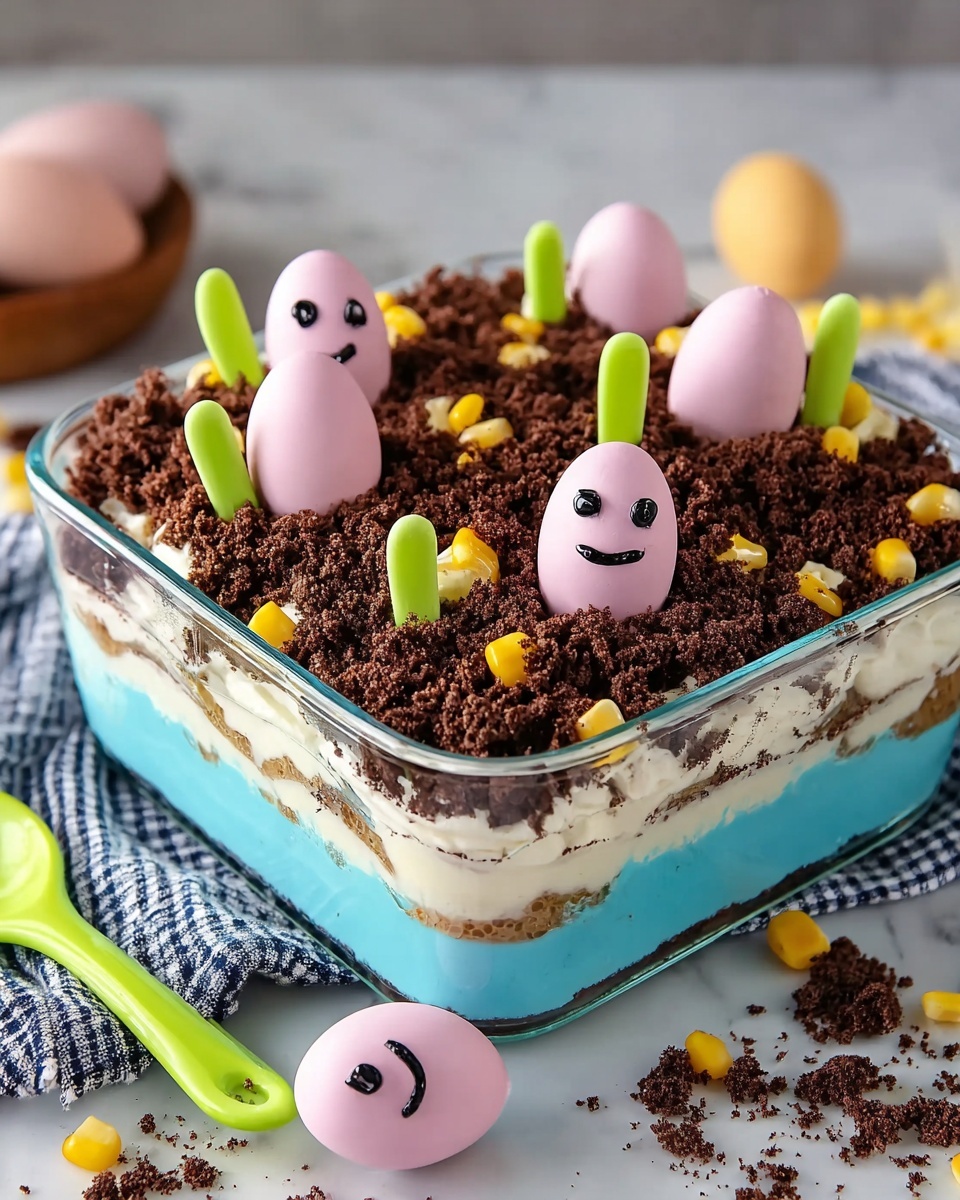 Irresistible Easter Dirt Cake (No-Bake) Recipe - Recipe Image
