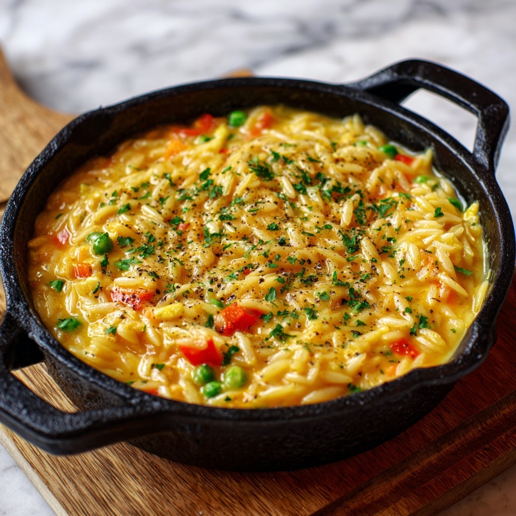 Creamy Cottage Cheese Orzo: A High-Protein, One-Pot Delight Recipe - Recipe Image