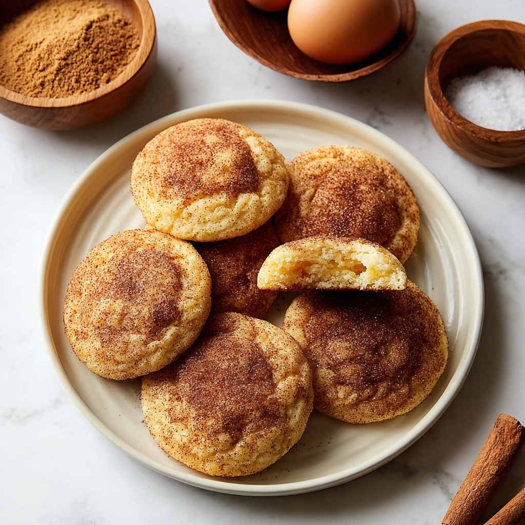 Soft Chewy Cinnamon Snickerdoodles Recipe - Recipe Image