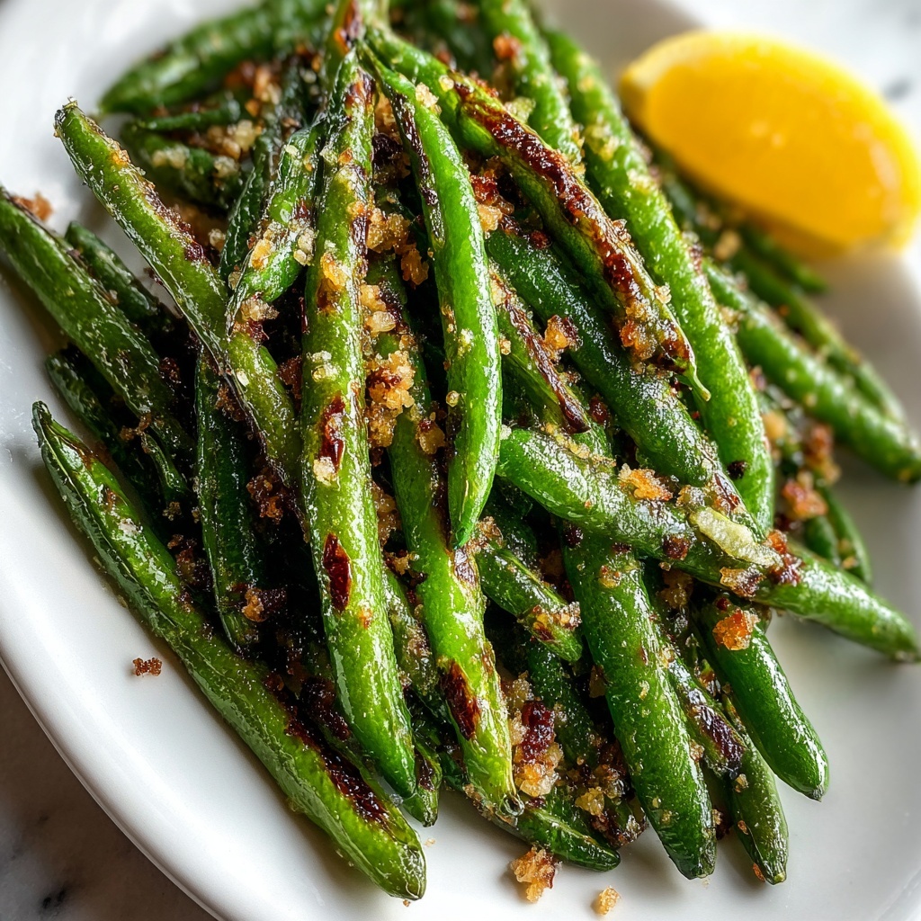Roasted Parmesan Green Beans Recipe - Recipe Image