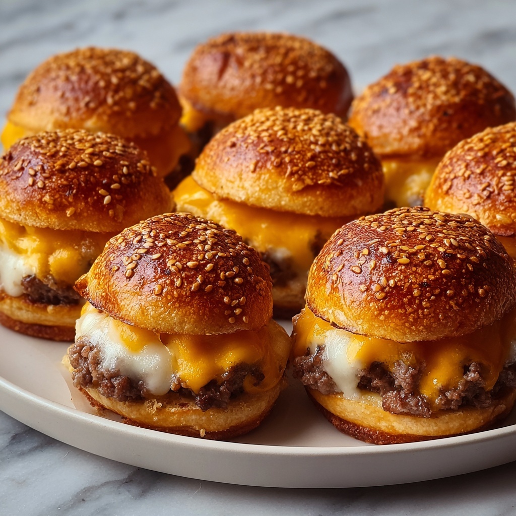 Cheeseburger Pretzel Bombs Recipe - Recipe Image