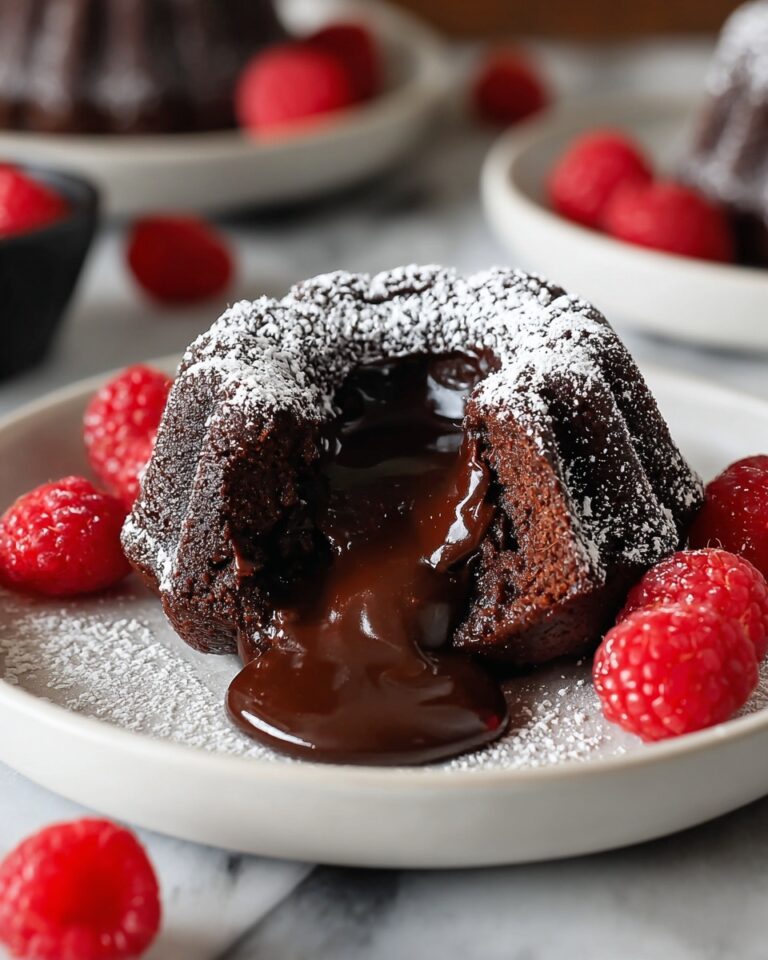 Mini Chocolate Lava Bundt Cakes Recipe