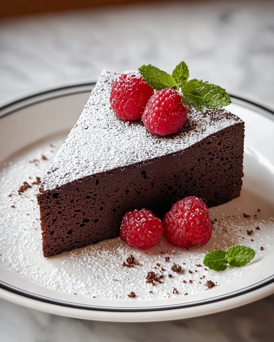Kladdkaka (Swedish Sticky Chocolate Cake) Recipe - Recipe Image