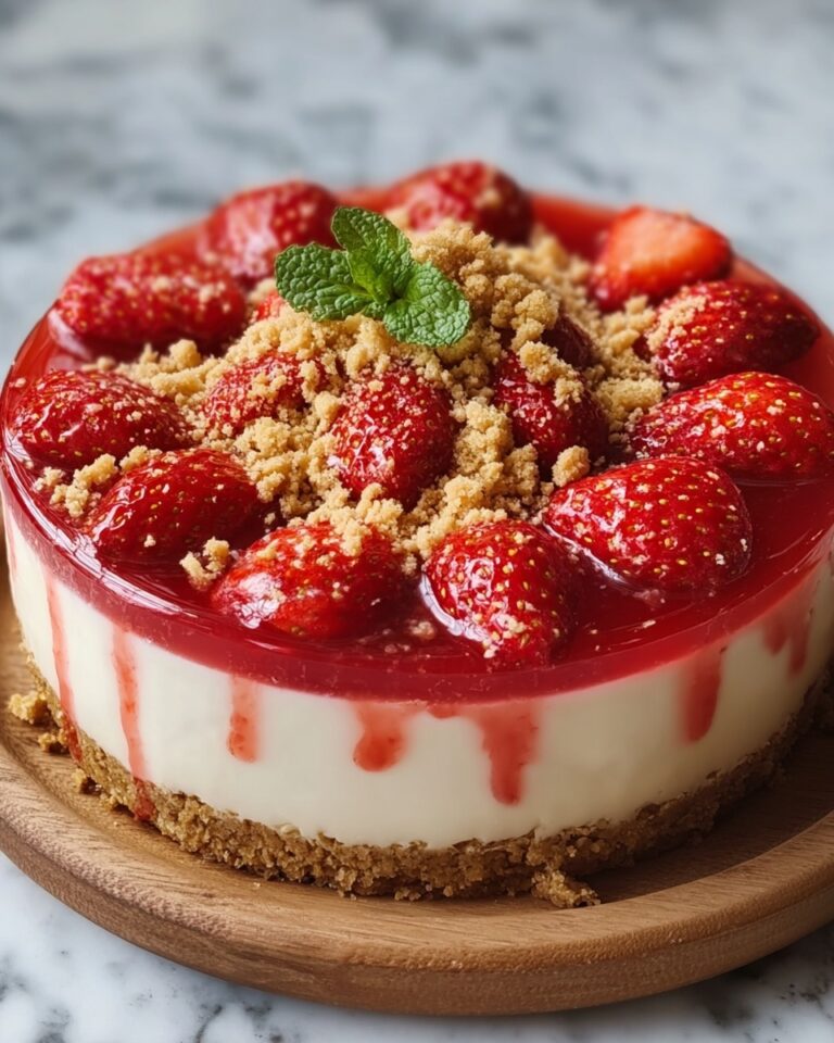 Strawberry Krunch Cheesecake Recipe