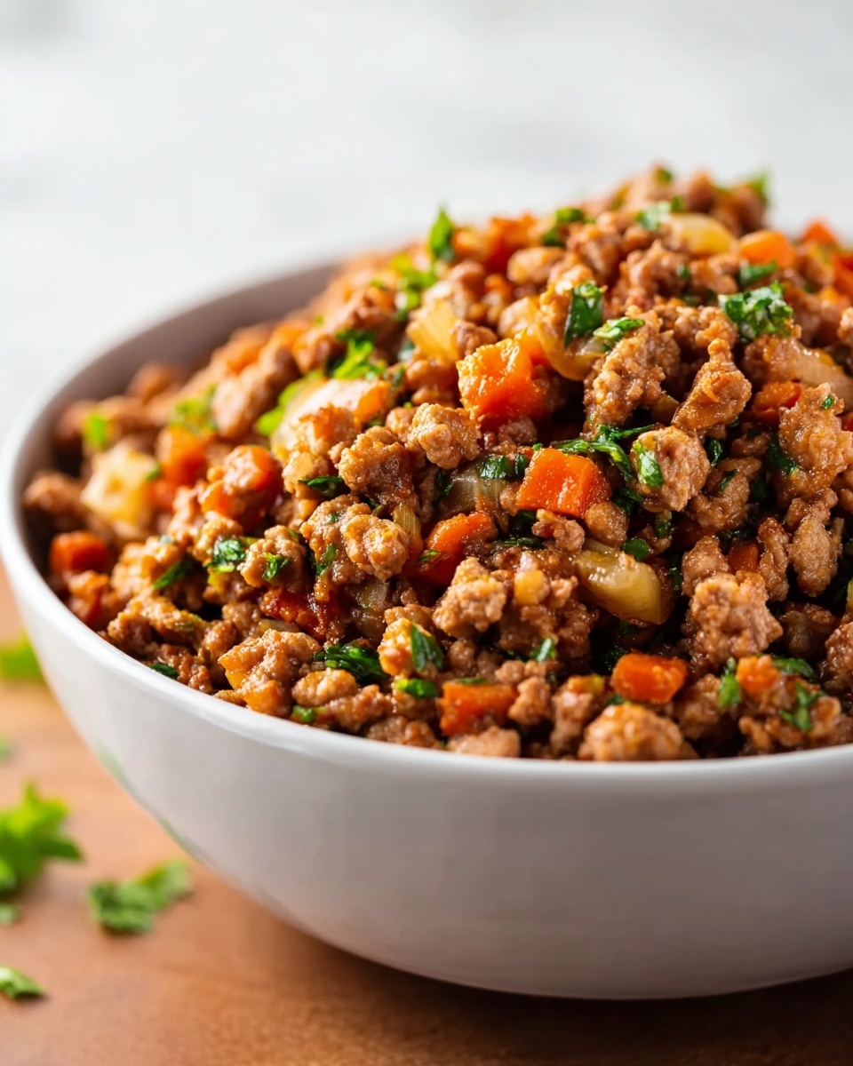 Homemade Dog Food with Brown Rice, Chicken, and Vegetables Recipe - Recipe Image