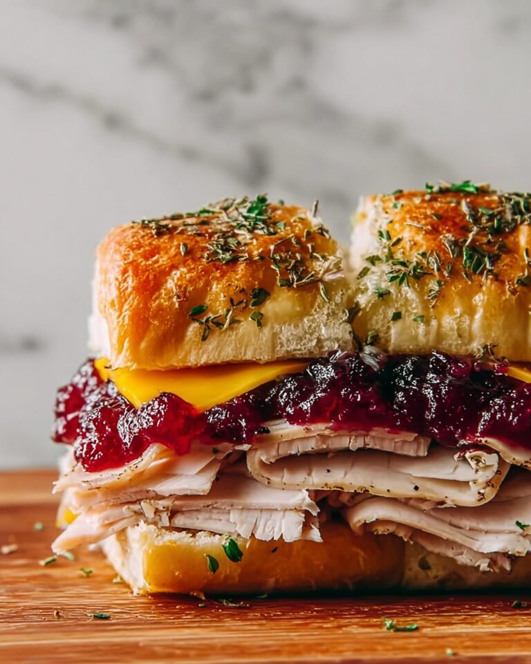 Cranberry Turkey Sliders Recipe