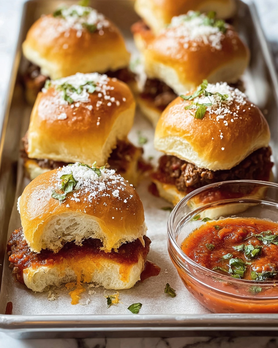 Chicken Parmesan Sliders Recipe - Recipe Image
