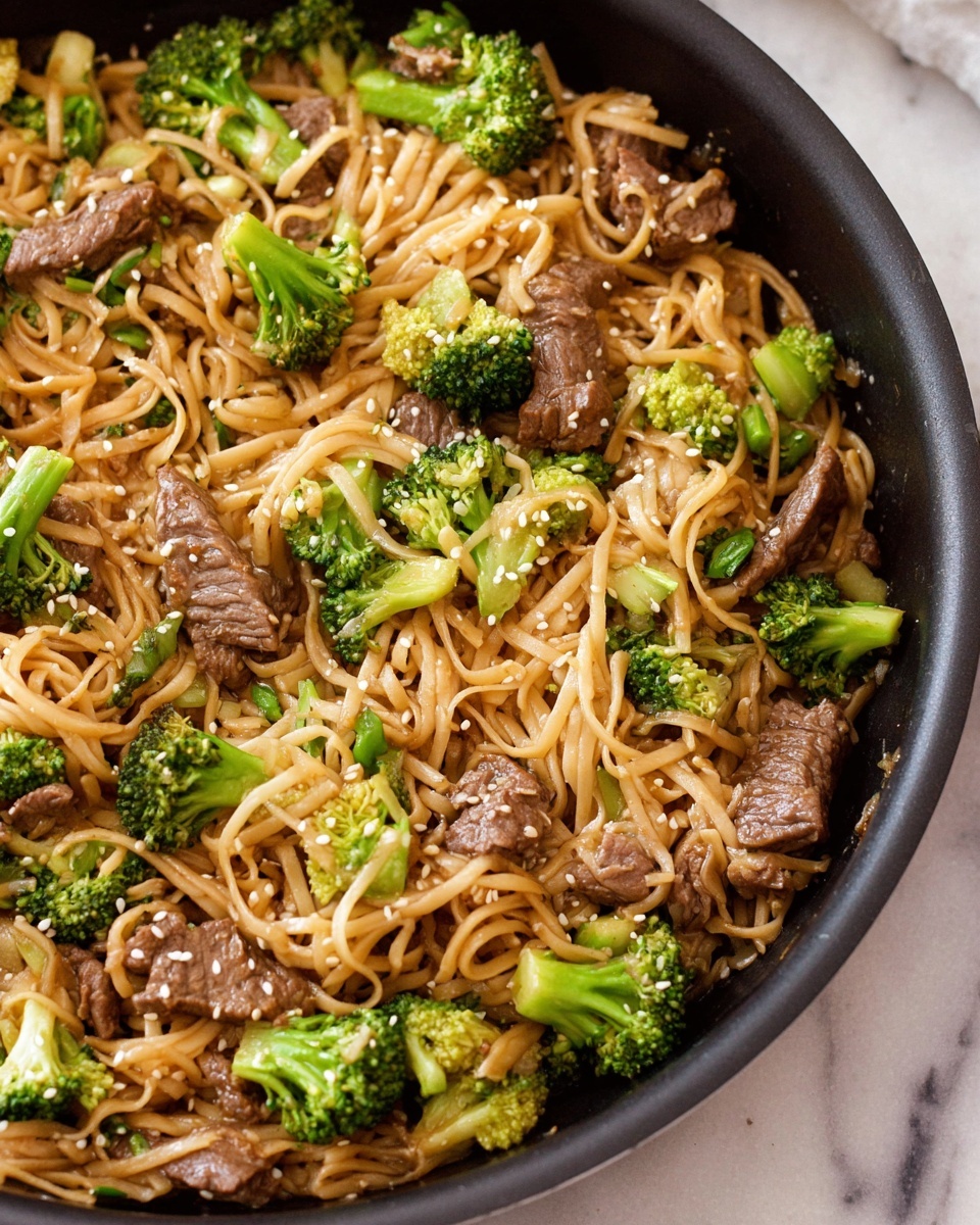 Beef and Broccoli Ramen Noodles Recipe - Recipe Image