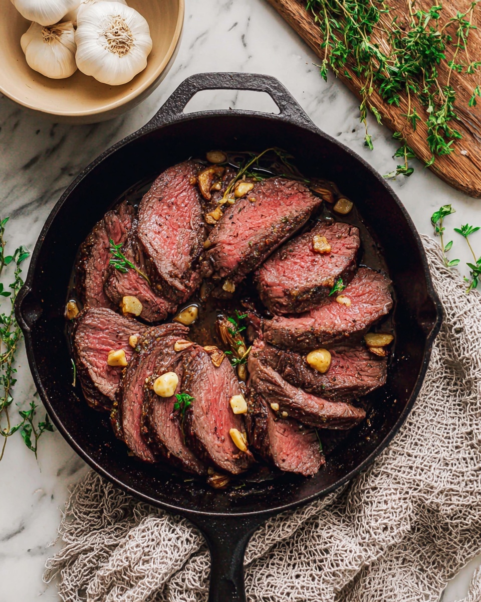 Garlic Roasted Beef Tenderloin Recipe - Recipe Image