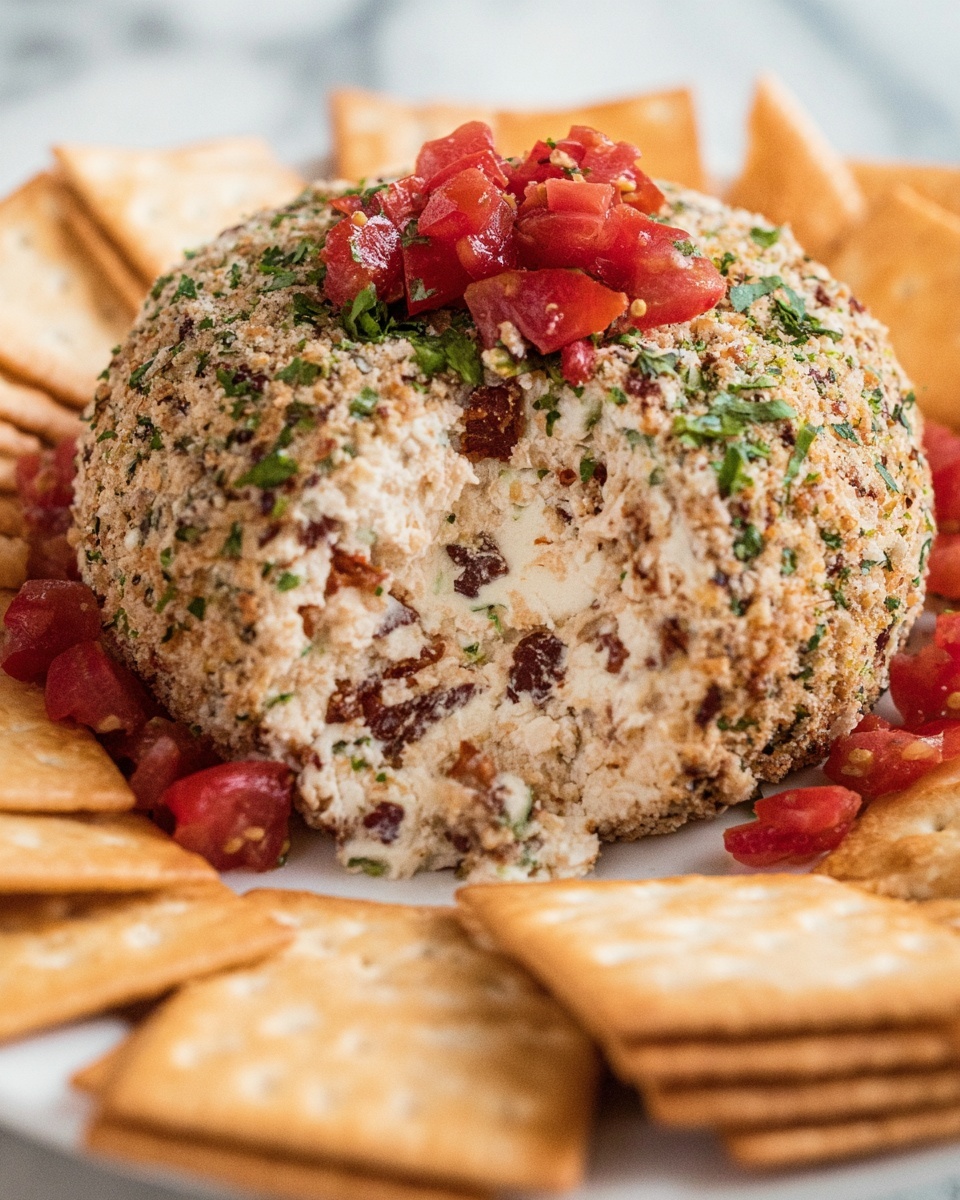Bruschetta Cheese Ball Recipe - Recipe Image