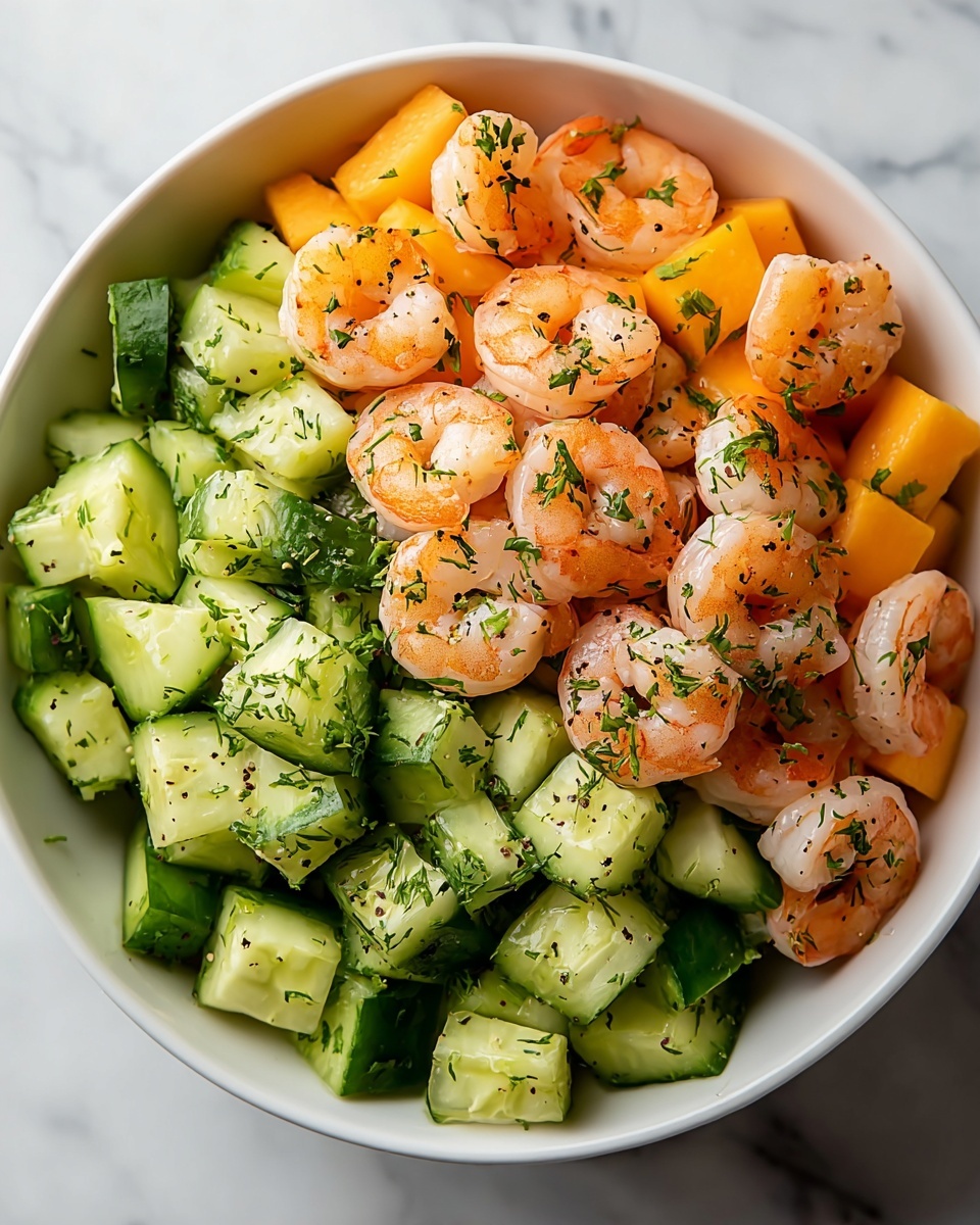 Easy Cucumber Shrimp Salad for a Flavor-Packed Weeknight Dinner Recipe - Recipe Image