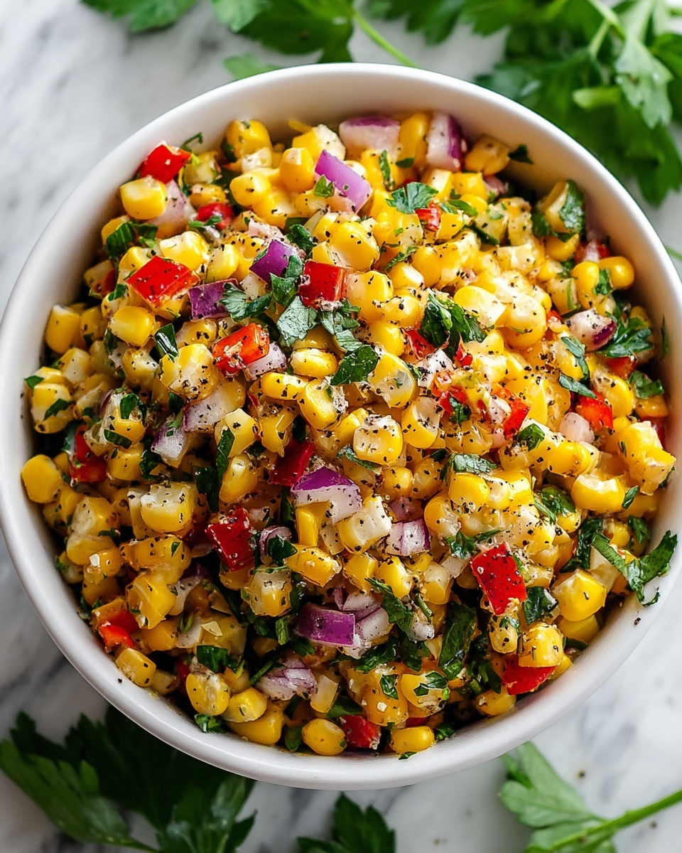 Easy Flavor-Packed Corn Salad for a Cozy Weeknight Dinner Recipe - Recipe Image