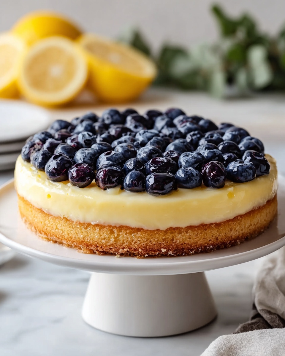 Easy Lemon Blueberry Cake for a Cozy Weeknight Dessert Recipe - Recipe Image