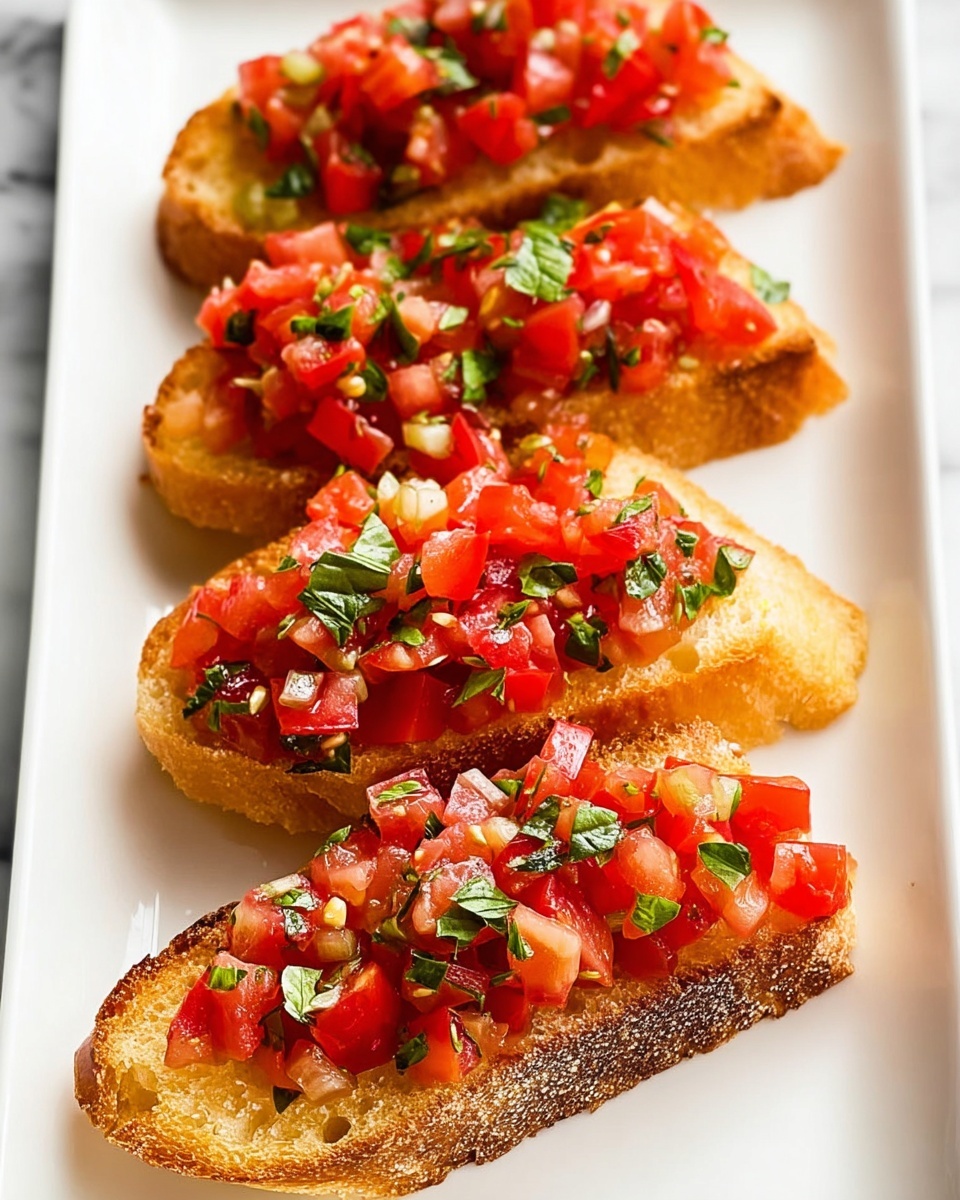 Classic Homemade Bruschetta Recipe - Recipe Image