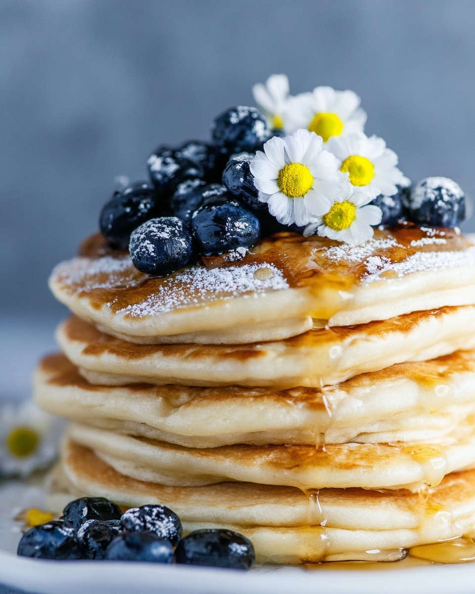 Blueberry Maple Pancakes Recipe - Recipe Image