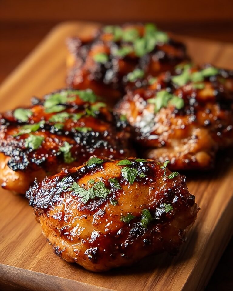 Bourbon Peach BBQ Chicken Recipe