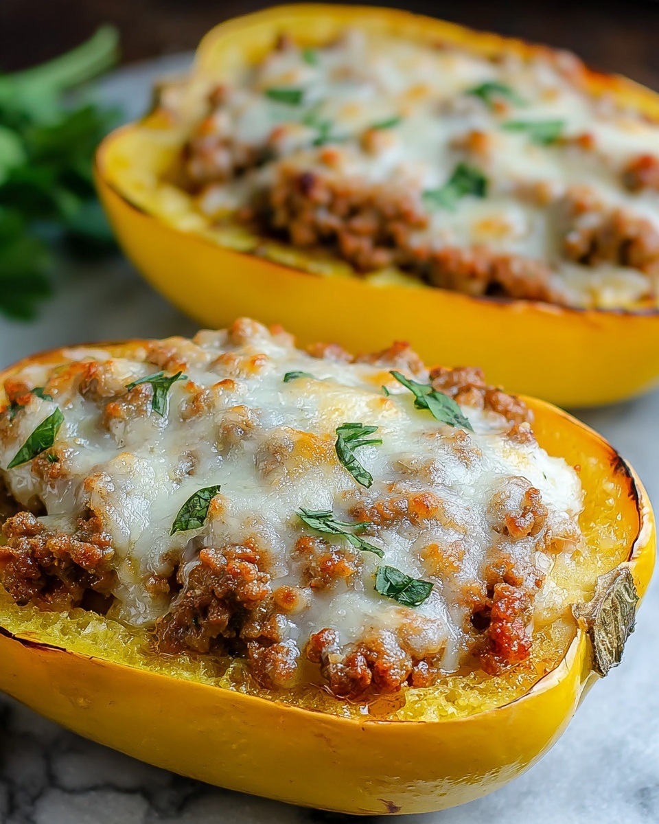 Sausage Stuffed Butternut Squash Recipe - Recipe Image