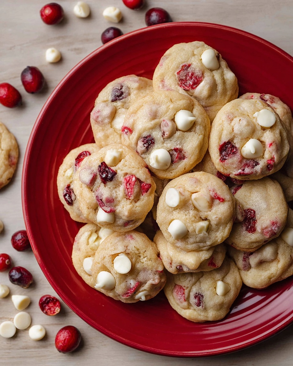 White Chocolate Cranberry Cookies Recipe - Recipe Image