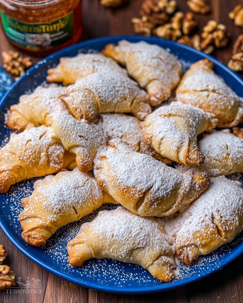Walnut Rugelach Cookies Recipe - Recipe Image