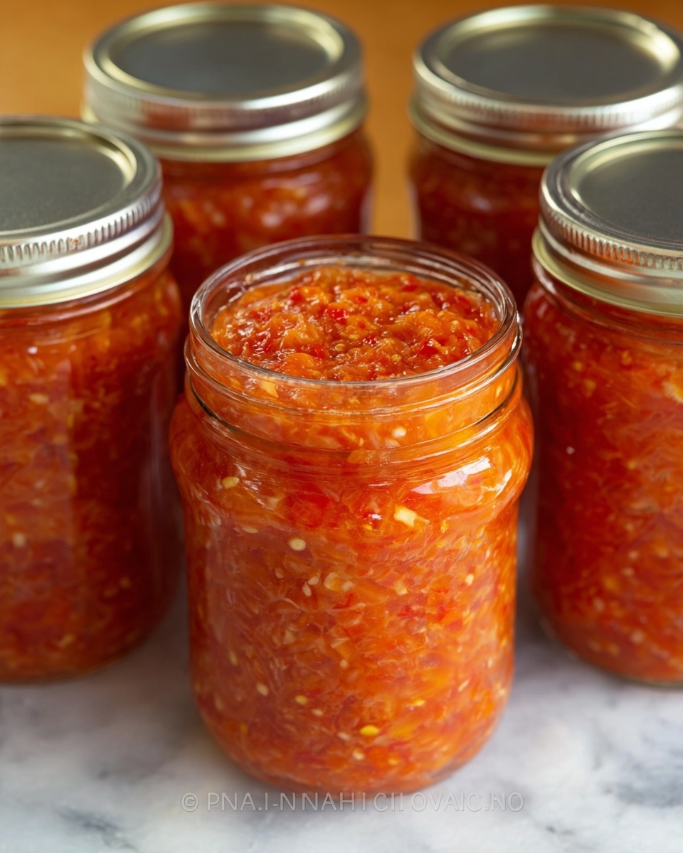 Mom’s Russian Adjika (A Traditional Spicy Vegetable Pesto) Recipe - Recipe Image