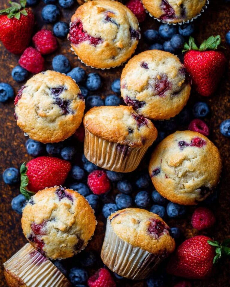 Mixed Berry Muffins Recipe