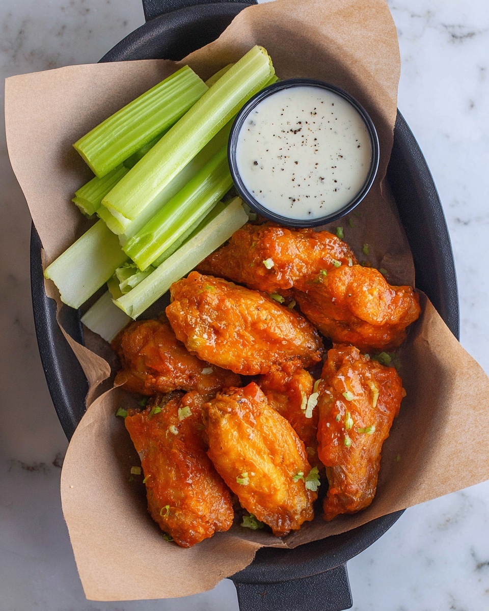 Crispy Buffalo Wings Recipe - Recipe Image